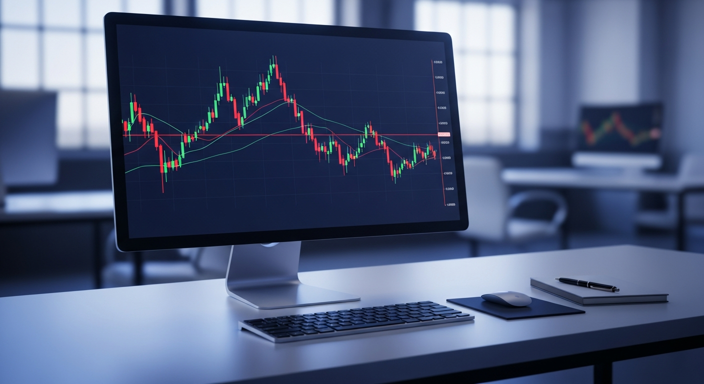 Stop-Loss richtig setzen - Trading-Chart mit Stop-Loss Markierung